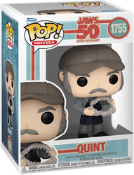 Jaws 50th Anniversary Quint Funko Pop! Vinyl Figure #1755 with Funko Protector (Online Order Only)