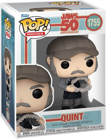 Jaws 50th Anniversary Quint Funko Pop! Vinyl Figure #1755 with Funko Protector (Online Order Only)