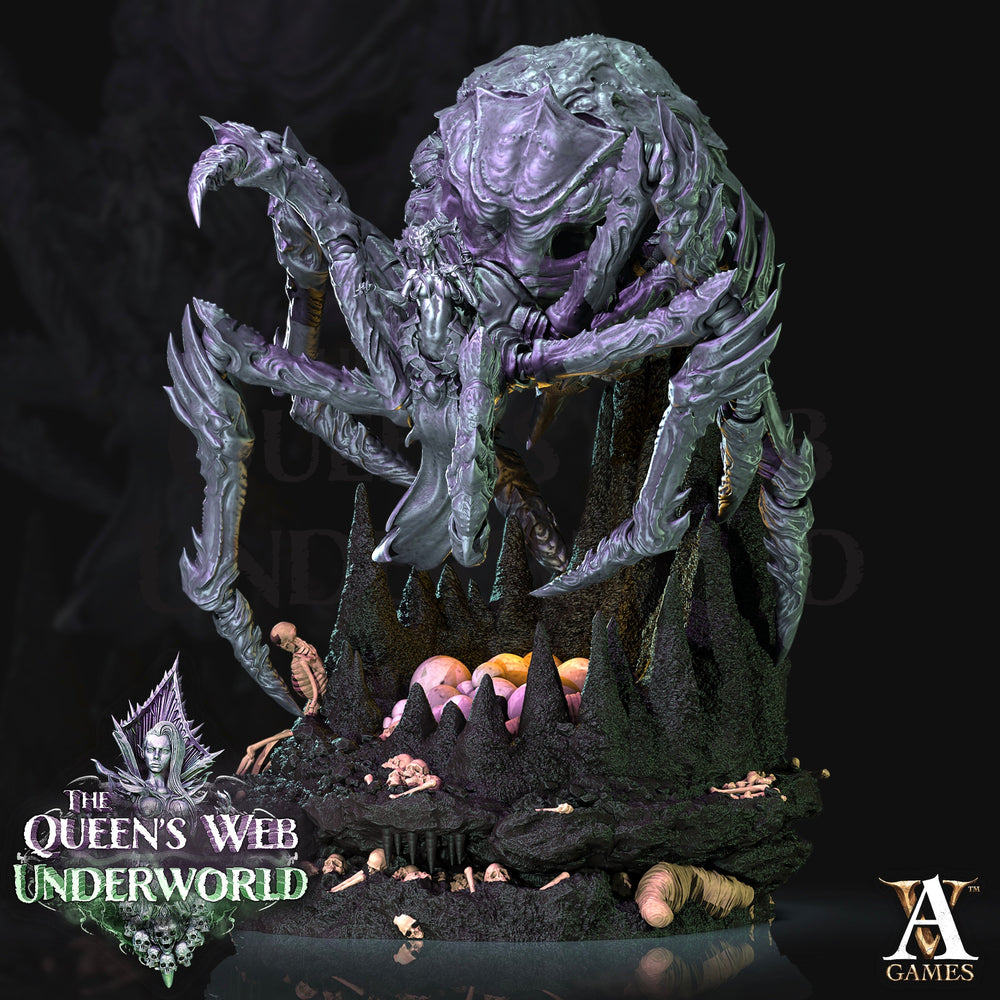 3D Printed Archvillain Games Arachnis Ascended The Queen's Web Underworld 28 32mm D&D (Online Only)