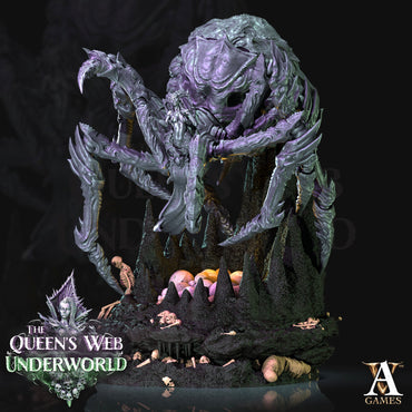 3D Printed Archvillain Games Arachnis Ascended The Queen's Web Underworld 28 32mm D&D (Online Only)