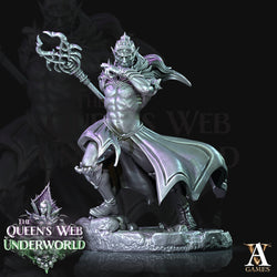 3D Printed Archvillain Games Dark Elves Arcane The Queen's Web Underworld 28 32mm D&D (Online Only)