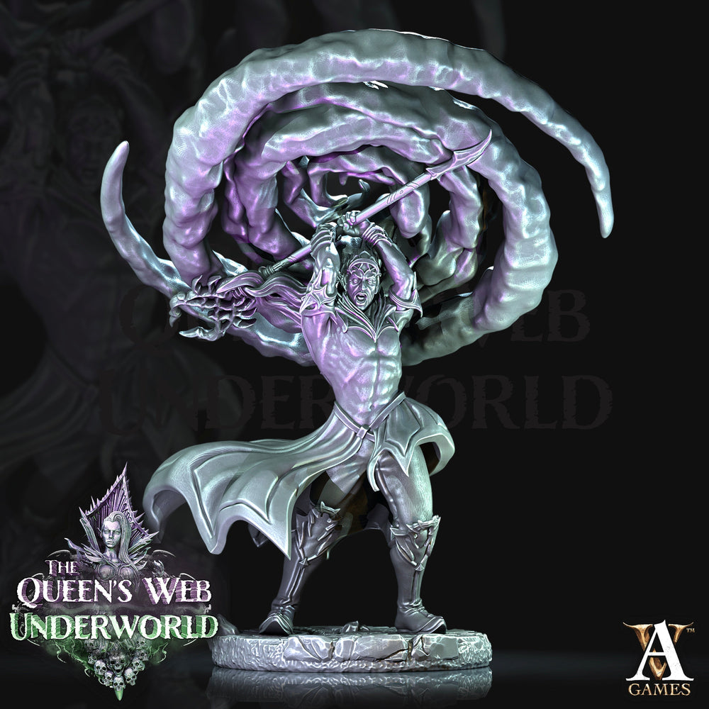 3D Printed Archvillain Games Dark Elves Arcane The Queen's Web Underworld 28 32mm D&D (Online Only)