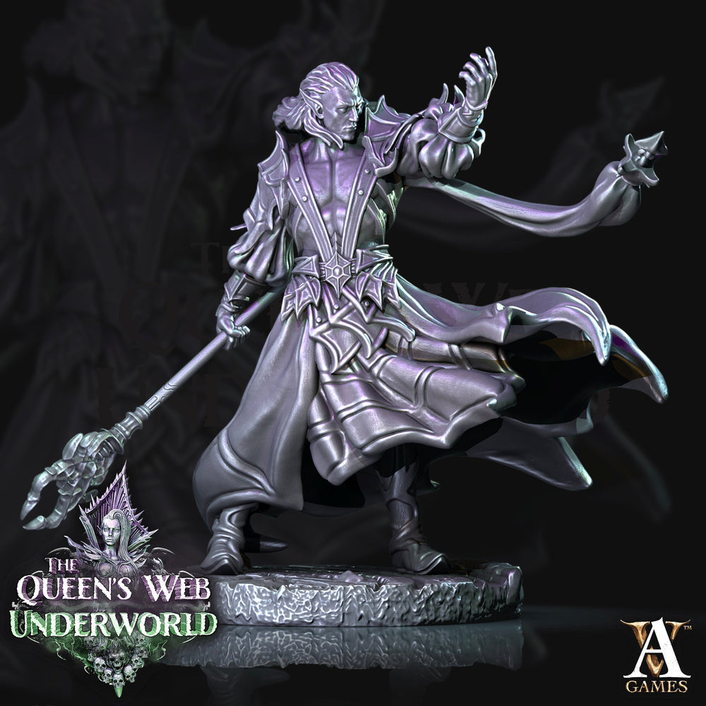 3D Printed Archvillain Games Dark Elves Arcane The Queen's Web Underworld 28 32mm D&D (Online Only)