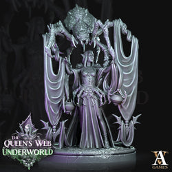 3D Printed Archvillain Games Dark Elves Divine The Queen's Web Underworld 28 32mm D&D (Online Only)