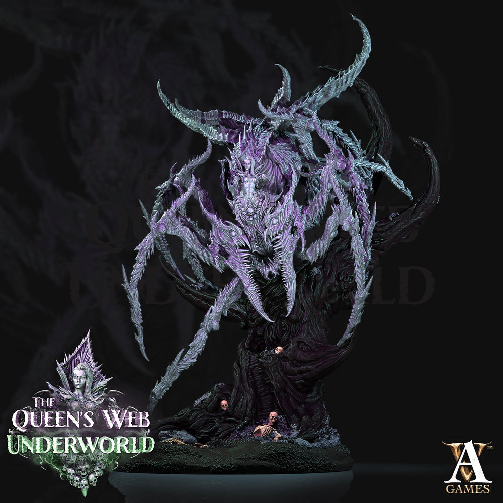 3D Printed Archvillain Games Nhile Avatar of Aranis The Queen's Web Underworld 28 32mm D&D (Online Only)