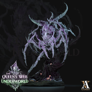 3D Printed Archvillain Games Nhile Avatar of Aranis The Queen's Web Underworld 28 32mm D&D (Online Only)
