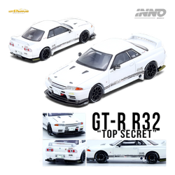 (Pre-Order) INNO64 TOP SECRET VR32 GT-R - White 1:64 (ONLINE ORDER ONLY)
