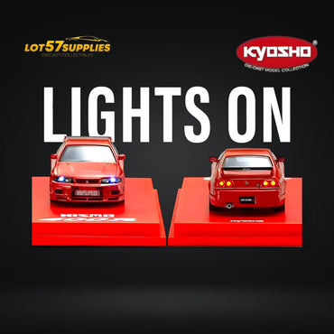 Kyosho Nismo 400R R33 Tokyo Auto Show KL 2024 Exclusive Red Light Version 1:64 (ONLINE ORDER ONLY)