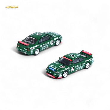 Inno64 NISSAN SKYLINE GT-R R33 #32 "PRINCE CHIBA FALKEN" N1 Super Endurance Series - TOKACHI 24H 1996 1:64 (ONLINE ORDER ONLY)