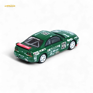 Inno64 NISSAN SKYLINE GT-R R33 #32 "PRINCE CHIBA FALKEN" N1 Super Endurance Series - TOKACHI 24H 1996 1:64 (ONLINE ORDER ONLY)