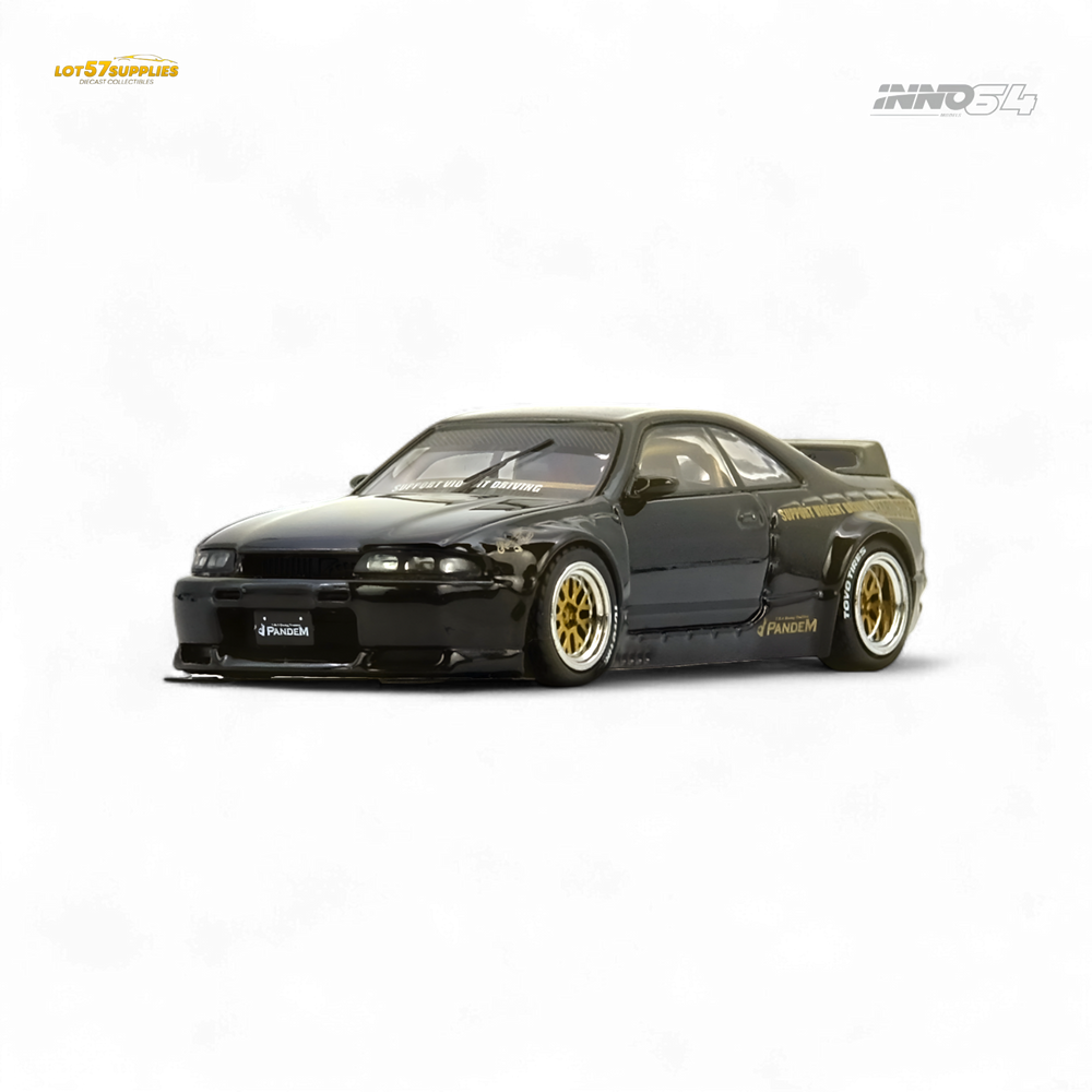 (Pre-Order) inno64 PANDEM GT-R (BCNR33) - Black 1:64 (ONLINE ORDER ONLY)