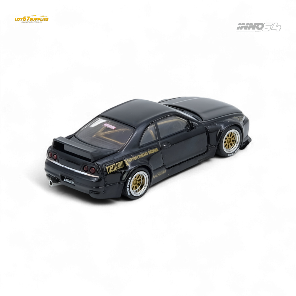 (Pre-Order) inno64 PANDEM GT-R (BCNR33) - Black 1:64 (ONLINE ORDER ONLY)