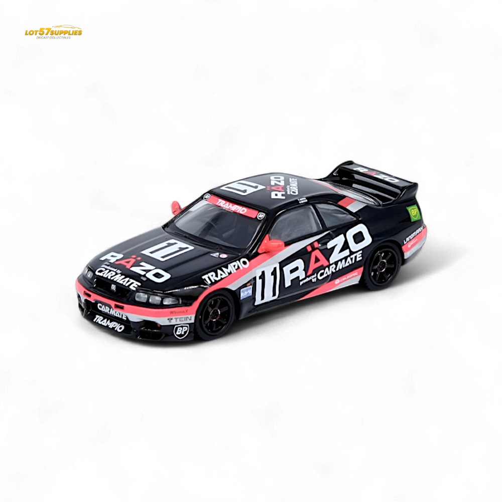 Inno64 NISSAN SKYLINE GT-R R33 #11 "RAZO TRAMPIO" N1 Super Endurance Series - SENDAN HIGHLAND 1995 Winner 1:64 (ONLINE ORDER ONLY)