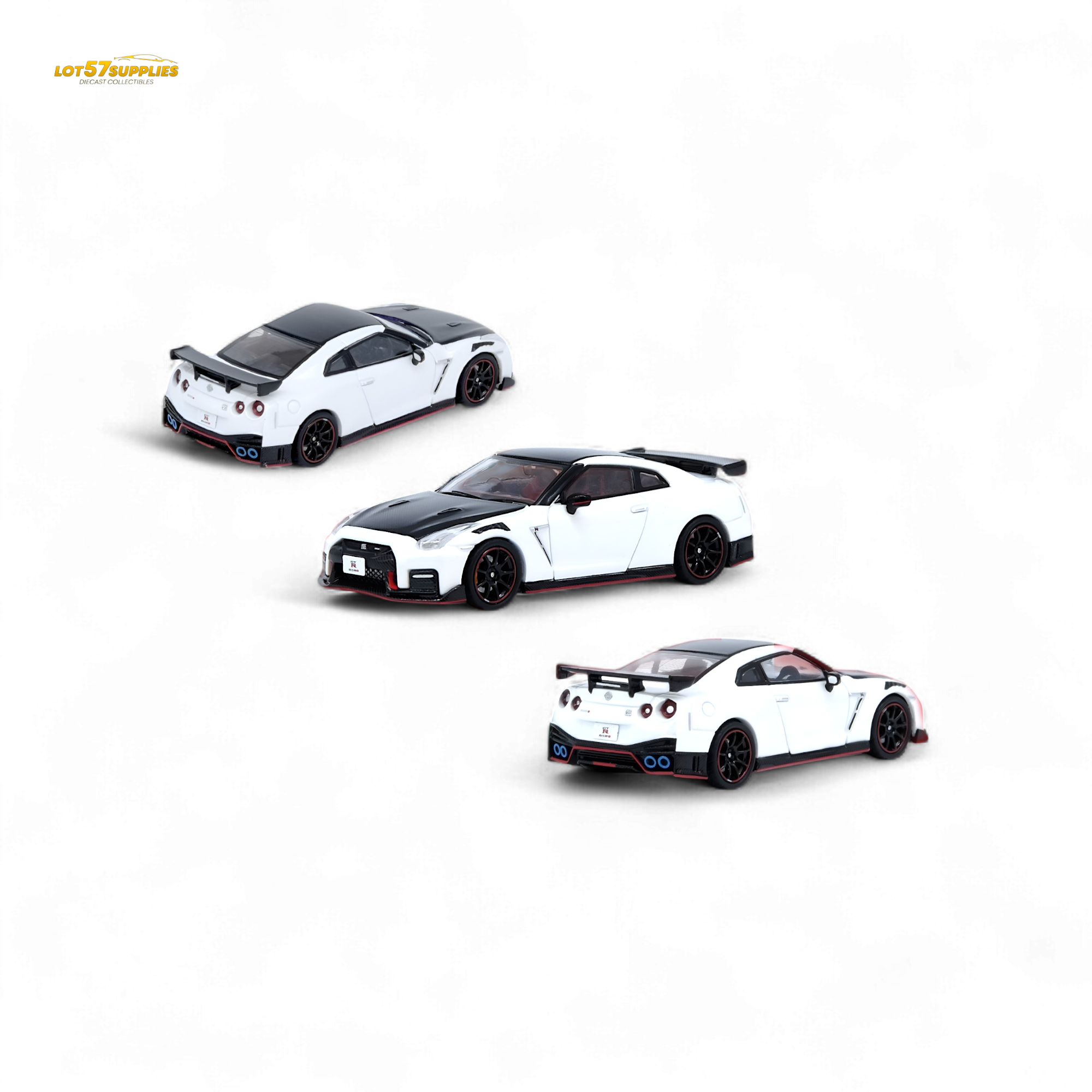 Inno64 NISSAN GT-R (R35) NISMO White 1:64 (ONLINE ORDER ONLY)