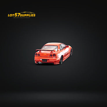 Fast Speed Skyline GT-R R34 Z-Tune FNF Red Livery 1:64 (ONLINE ORDER ONLY)
