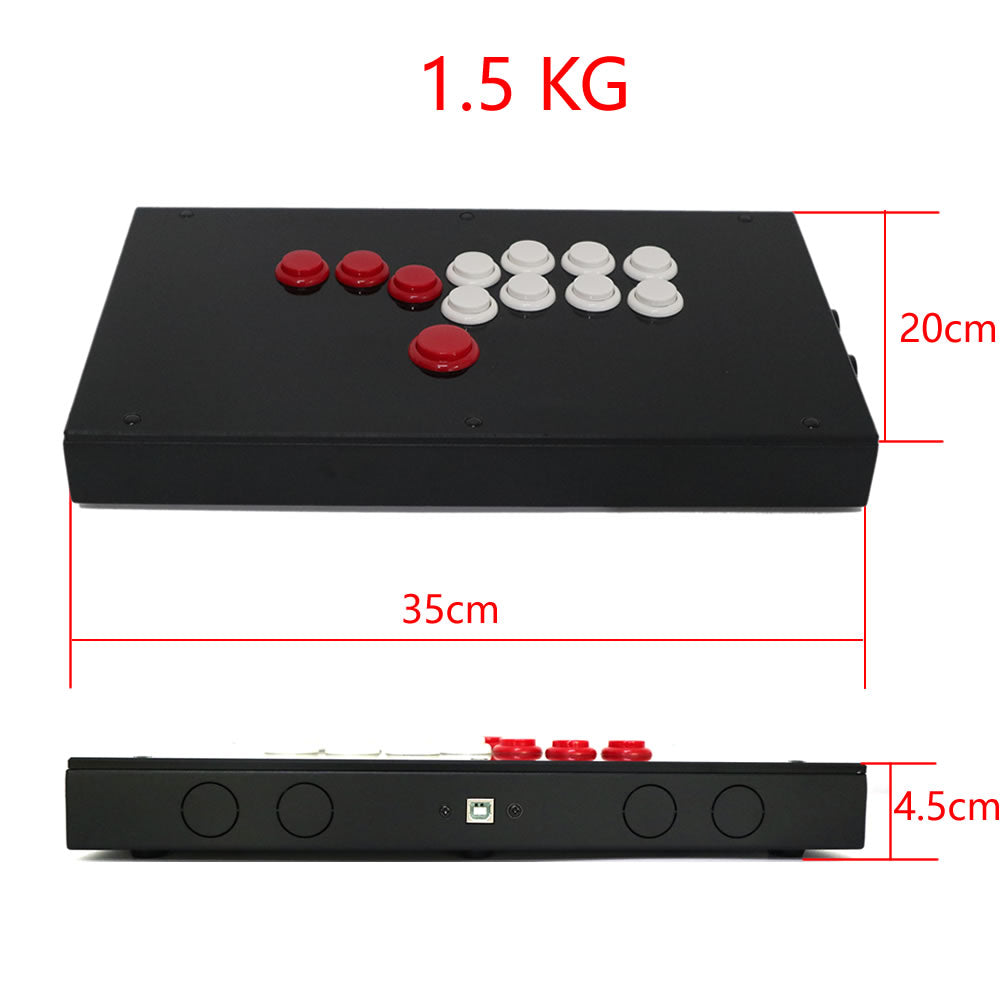 RAC-J800B All Buttons Leverless Arcade Joystick Fight Stick For PS5/PS4/PS3/Xbox/PC (Online Only)