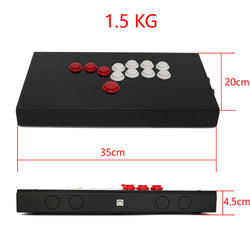 RAC-J800B All Buttons Leverless Arcade Joystick Fight Stick For PS5/PS4/PS3/Xbox/PC (Online Only)
