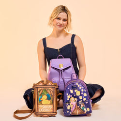 Loungefly Disney Tangled Rapunzel & Flynn Rider Lantern Light Up Mini Backpack (Online Order Only)