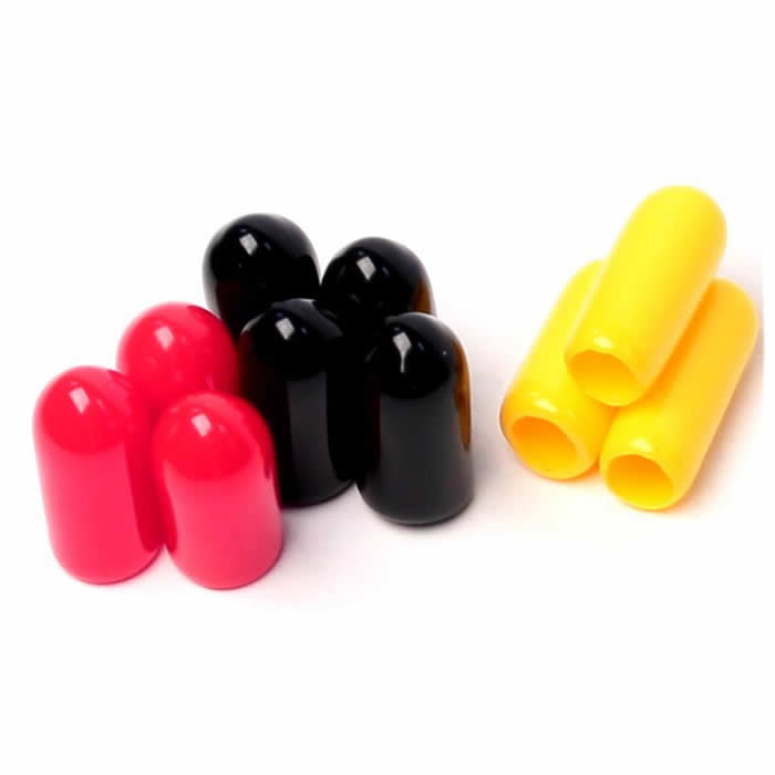 RCE1002M Antenna Caps Black, Yellow and Pink Assortment in a ten pack (ONLINE ORDER ONLY)