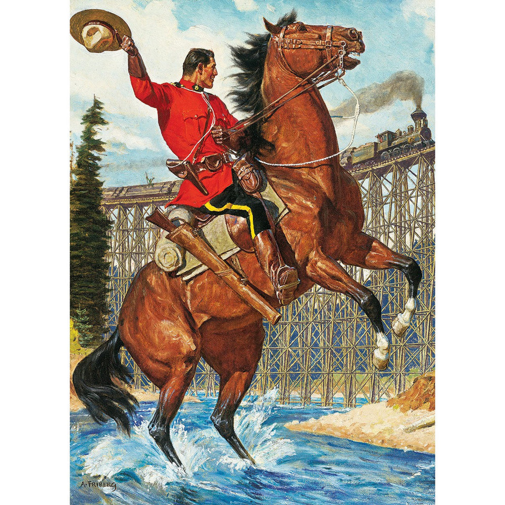 RCMP Train Salute 1000 Piece Jigsaw Puzzle Eurographics (ONLINE ORDER ONLY)
