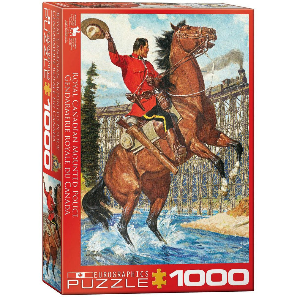 RCMP Train Salute 1000 Piece Jigsaw Puzzle Eurographics (ONLINE ORDER ONLY)