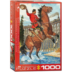 RCMP Train Salute 1000 Piece Jigsaw Puzzle Eurographics (ONLINE ORDER ONLY)