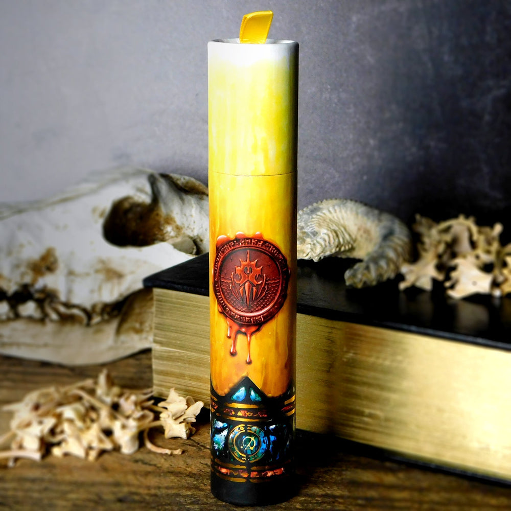 Ritual Candle Dice Tube: The Crest of Dagon (ONLINE ORDER ONLY)
