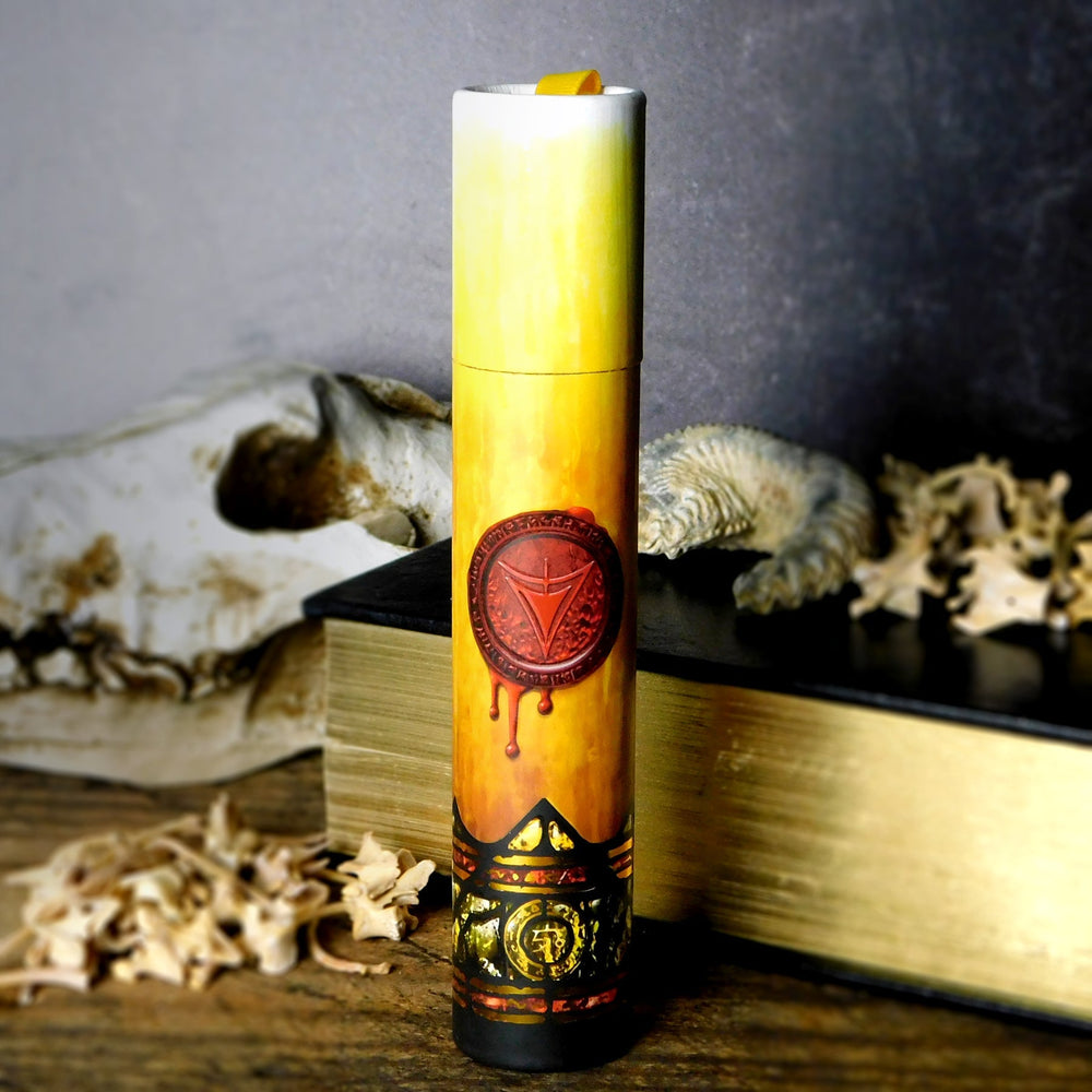 Ritual Candle Dice Tube: The Yellow Sign (ONLINE ORDER ONLY)
