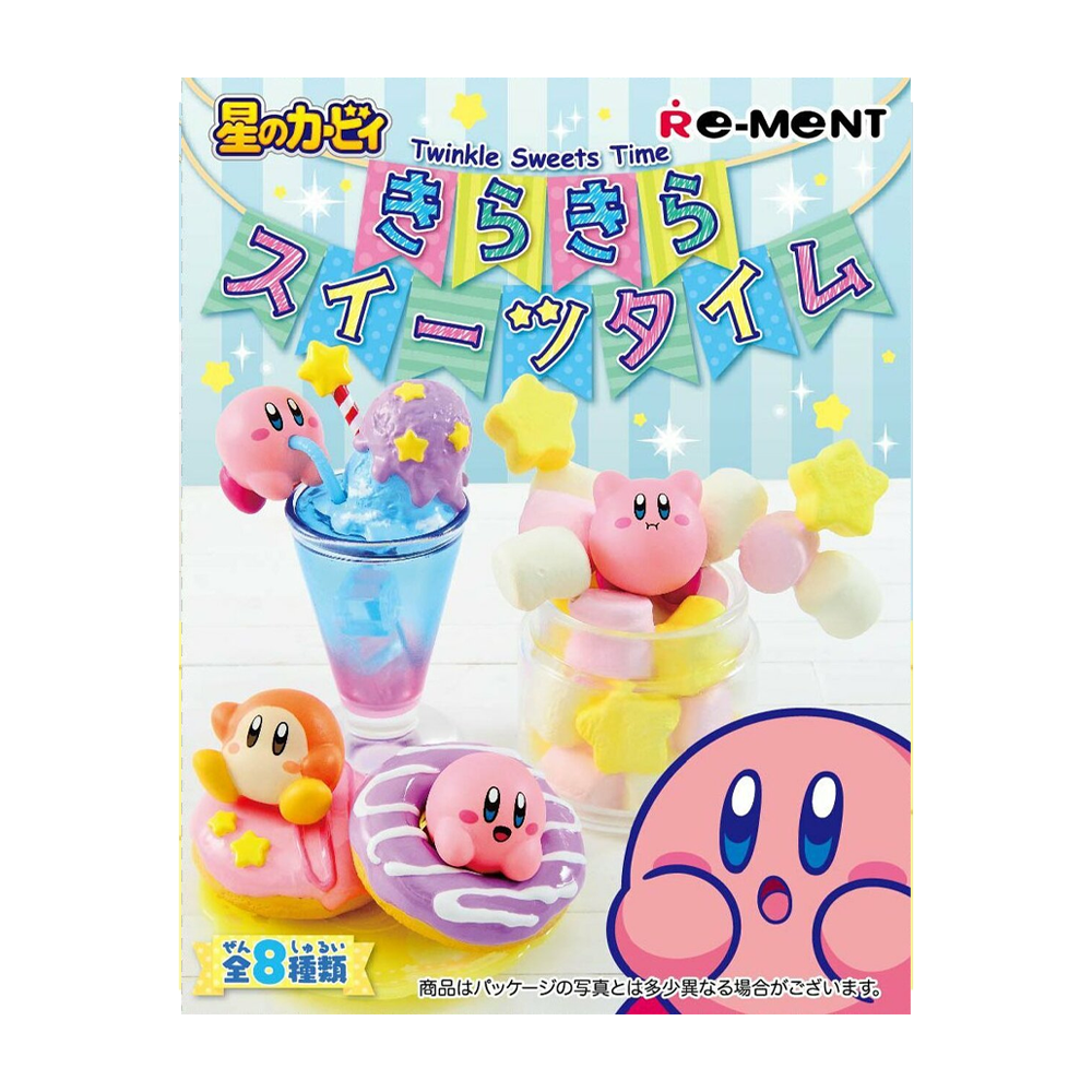 Re-Ment: Kirby's Twinkle Sweets Time - 1 Blind Box Figure (ONLINE ORDER ONLY)