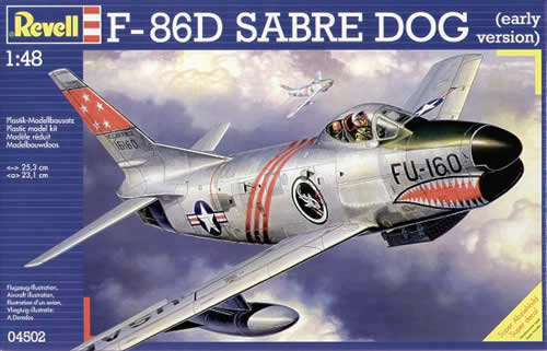 REG04502 F-86D Sabre Dog Model Kit 1/48 Scale Revell (ONLINE ORDER ONLY)
