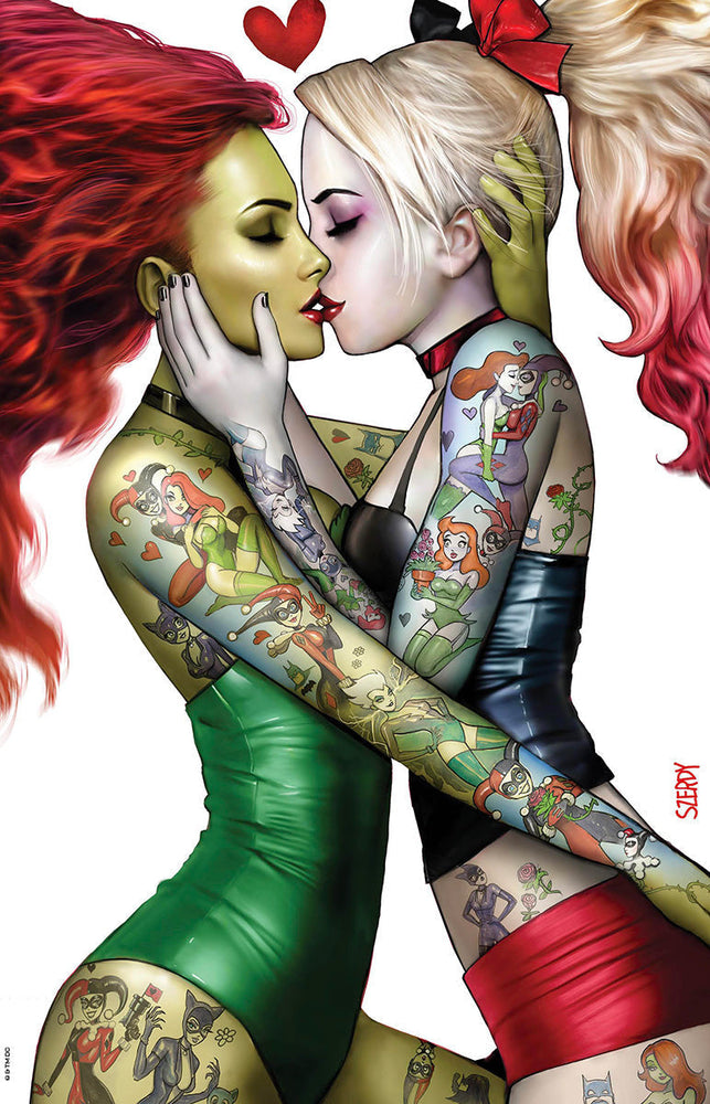 [Signed by Nathan Szerdy] HARLEY QUINN #31 NATHAN SZERDY (616) EXCLUSIVE IVY TATTOO VIRGIN VAR [IN STOCK] (ONLINE ORDER ONLY)