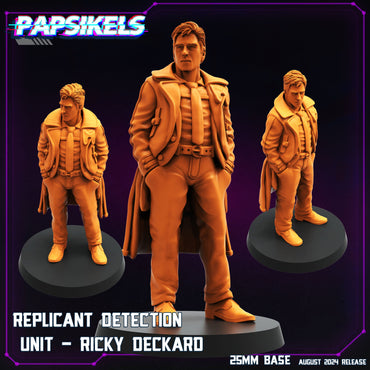 3D Printed Papsikels August 2024 Cyberpunk Replicant Retire Unit Set 28mm 32mm (Online Only)