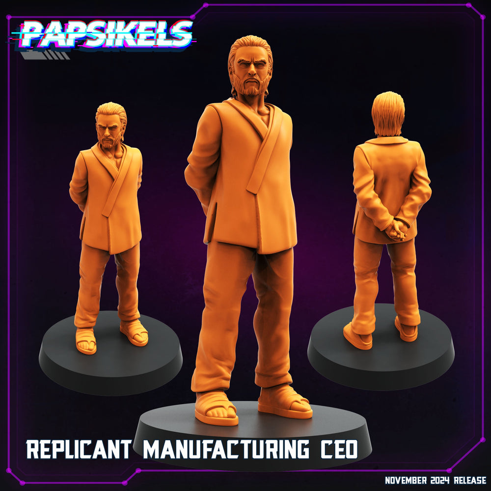3D Printed Papsikels Replicant Manufacturing Ceo Nov 2024 Cyberpunk 28mm 32mm (Online Only)