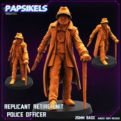 3D Printed Papsikels August 2024 Cyberpunk Replicant Retire Unit Set 28mm 32mm (Online Only)
