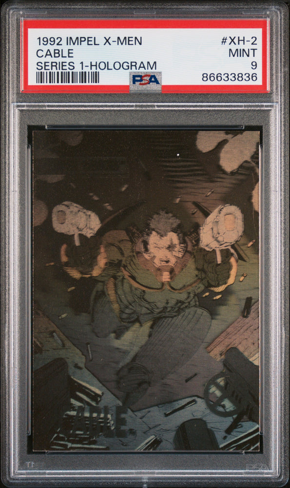1992 IMPEL X-MEN SERIES 1-HOLOGRAM CABLE SERIES 1-HOLOGRAM #XH-2 - PSA 9 (Online Order Only)