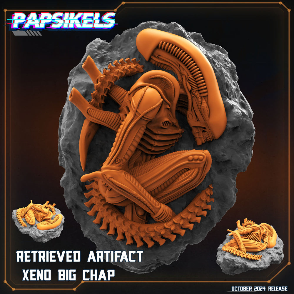 3D Printed Papsikels Retrieved Artifact Xeno Big Chap October 2024 SciFi 28mm 32mm (Online Only)