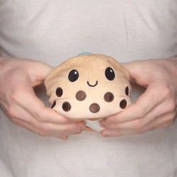 TeeTurtle Reversible Boba: Brown/White (Mini) (ONLINE ORDER ONLY)