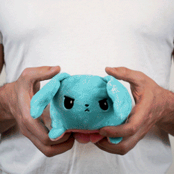 TeeTurtle Reversible Bunny: Pink/Aqua (Mini) (ONLINE ORDER ONLY)