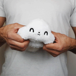 TeeTurtle Reversible Fox: White (Mini) (ONLINE ORDER ONLY)