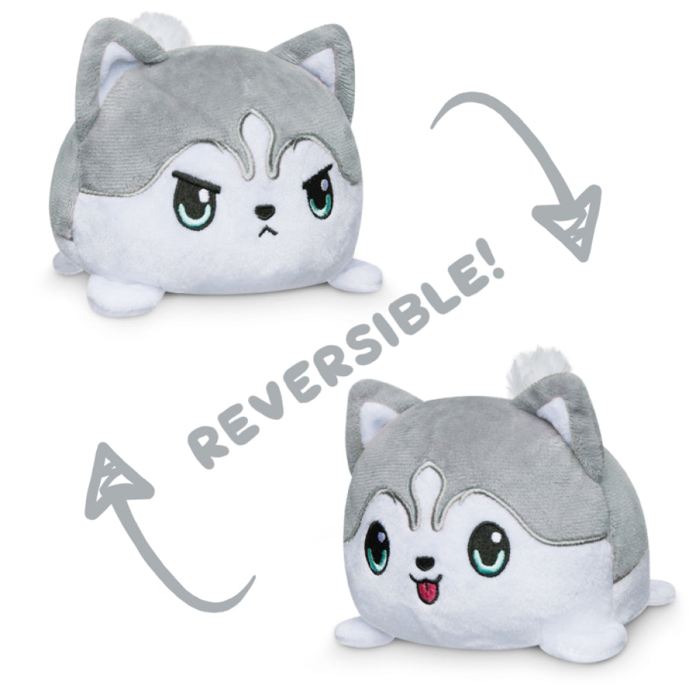 TeeTurtle Reversible Husky: Gray (Mini) (ONLINE ORDER ONLY)