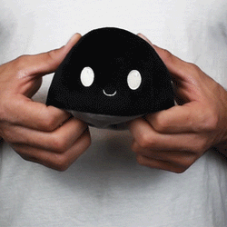TeeTurtle Reversible Ball: Black/Gray (Mini) (ONLINE ORDER ONLY)