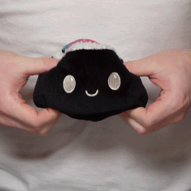 TeeTurtle Reversible Sushi: Black (Mini) (ONLINE ORDER ONLY)