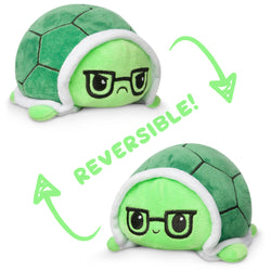 TeeTurtle Reversible Turtle: Green Glasses (Mini) (ONLINE ORDER ONLY)