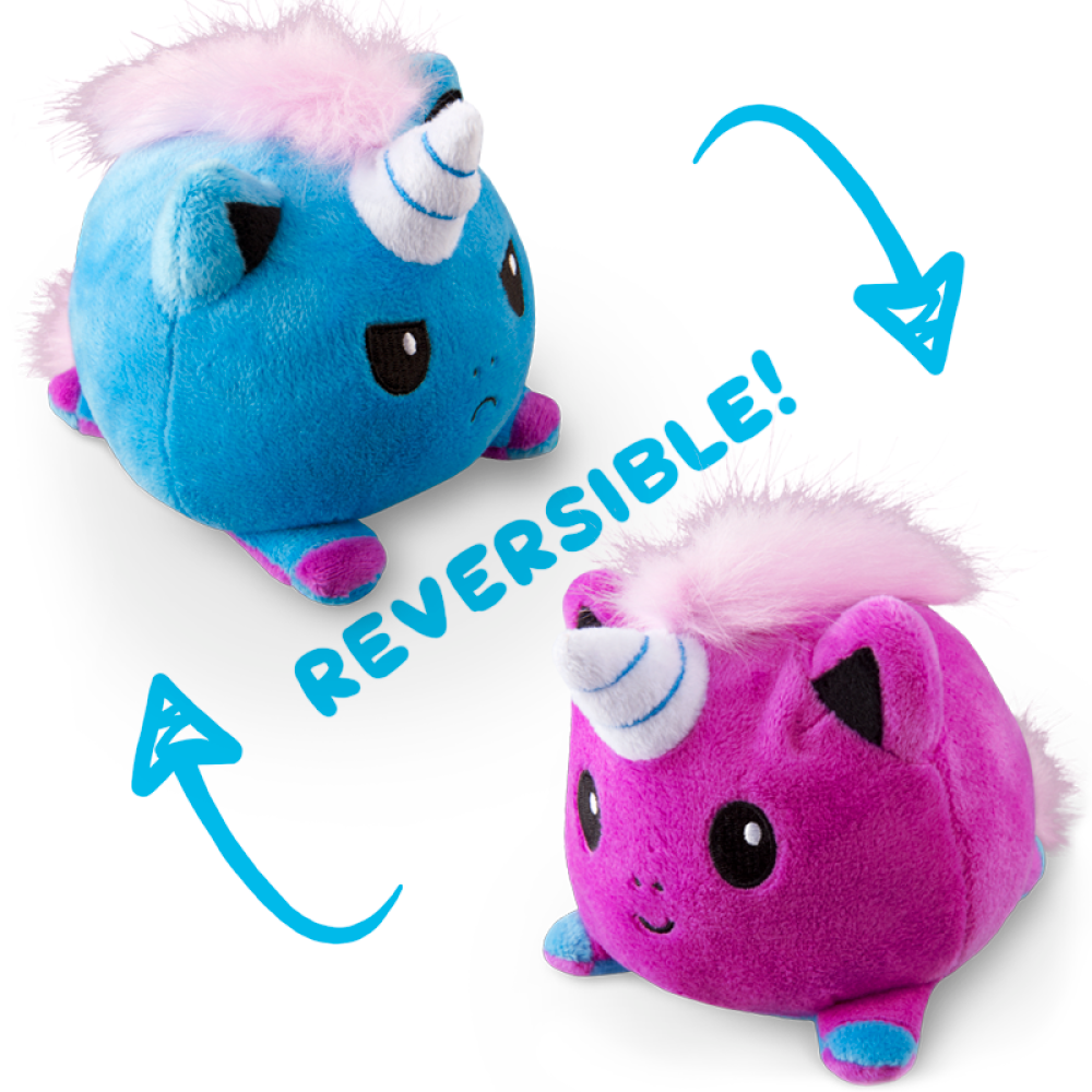 TeeTurtle Reversible Unicorn: Purple/Blue (Mini) (ONLINE ORDER ONLY)