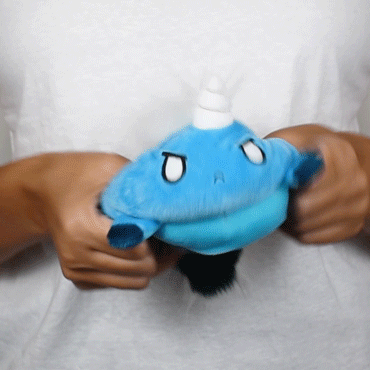 TeeTurtle Reversible Unicorn: Light Blue/Blue (Mini) (ONLINE ORDER ONLY)