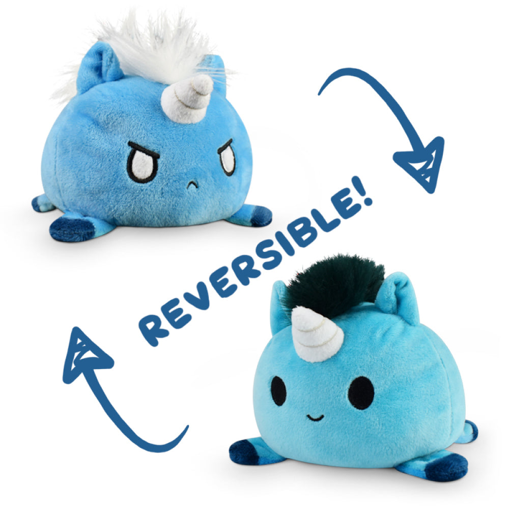 TeeTurtle Reversible Unicorn: Light Blue/Blue (Mini) (ONLINE ORDER ONLY)