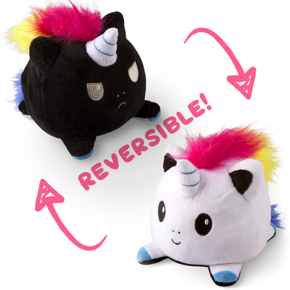 TeeTurtle Reversible Unicorn: White/Black (Mini) (ONLINE ORDER ONLY)