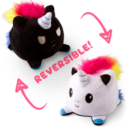 TeeTurtle Reversible Unicorn: White/Black (Mini) (ONLINE ORDER ONLY)