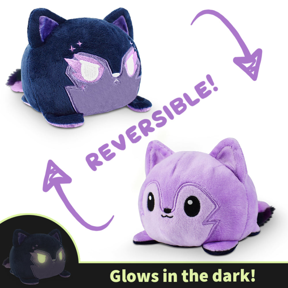 TeeTurtle Reversible Wolf: Purple/Galactic Black Glow (Mini) (ONLINE ORDER ONLY)