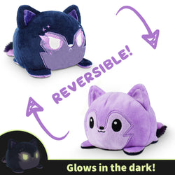 TeeTurtle Reversible Wolf: Purple/Galactic Black Glow (Mini) (ONLINE ORDER ONLY)